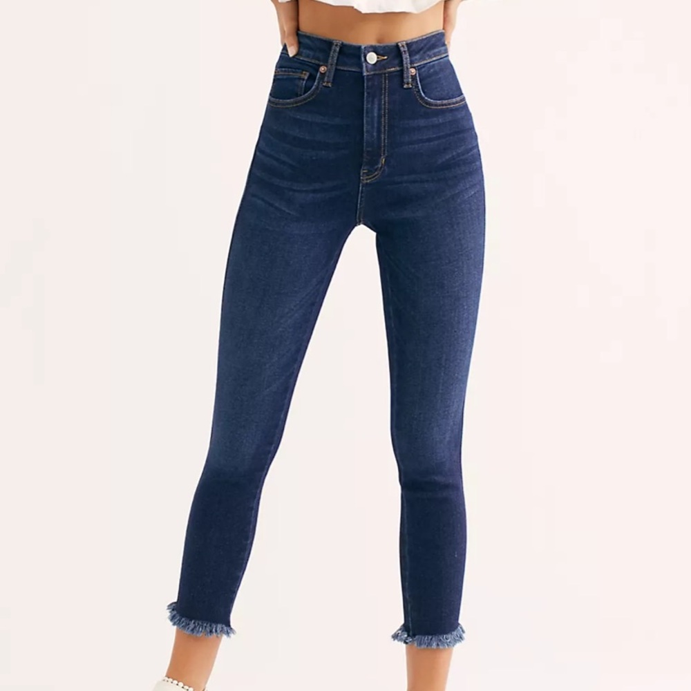Free People Raw High Rise Jegging Size 26